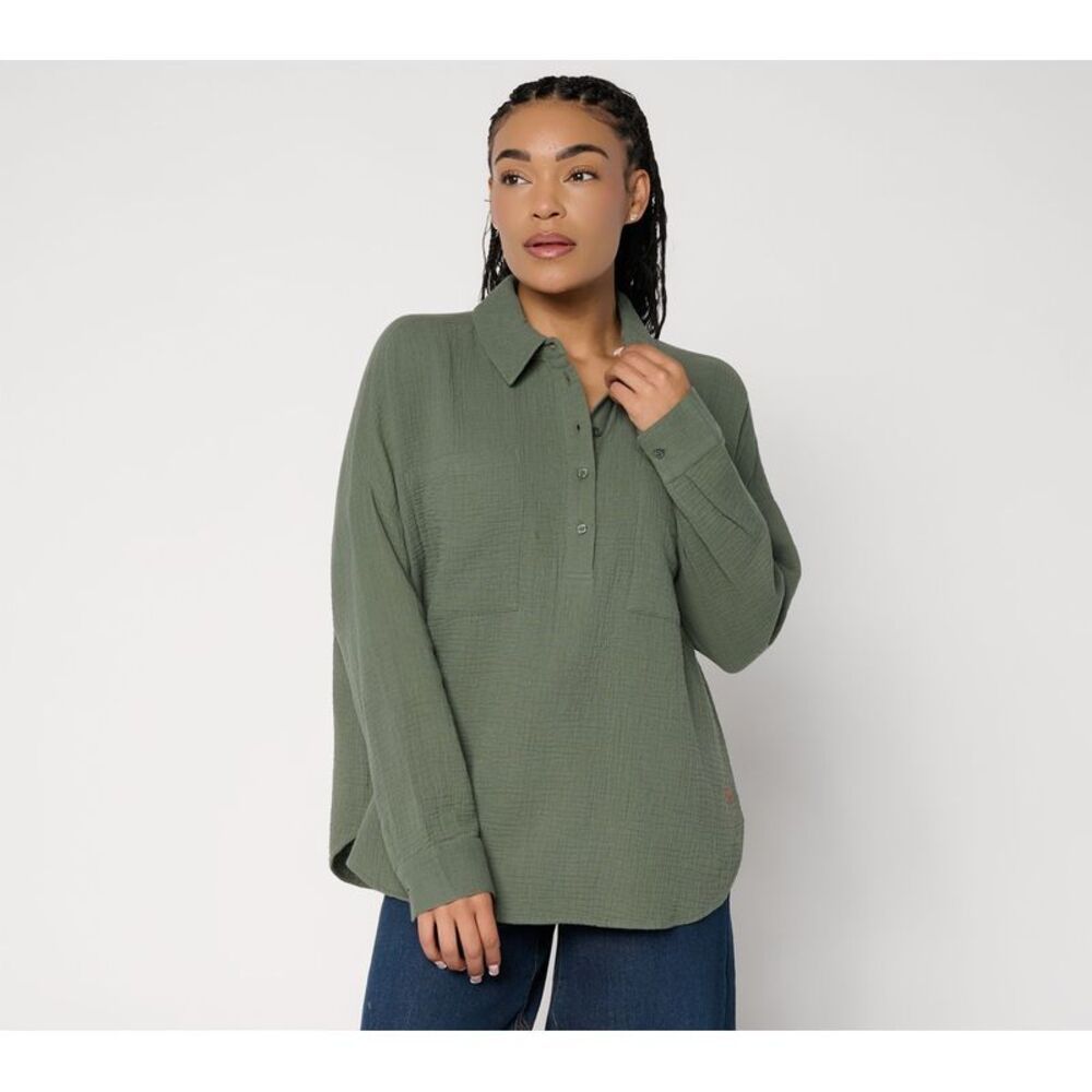 Peace Love World Women's Top Sz 2XS (XXS) Make Your Selection: Green